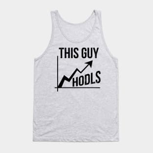 This guy HODLs to the Moon Tank Top